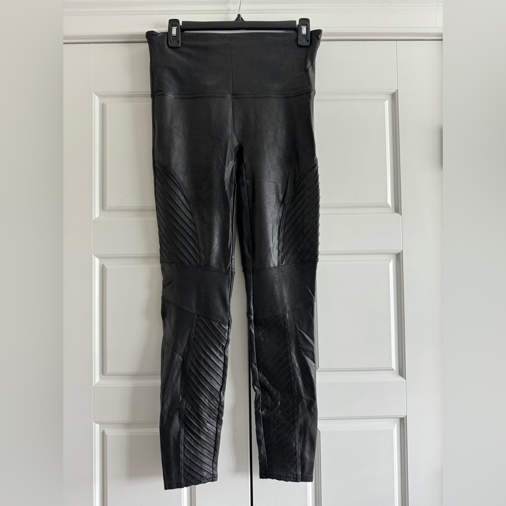 Faux Leather Moto Leggings XL